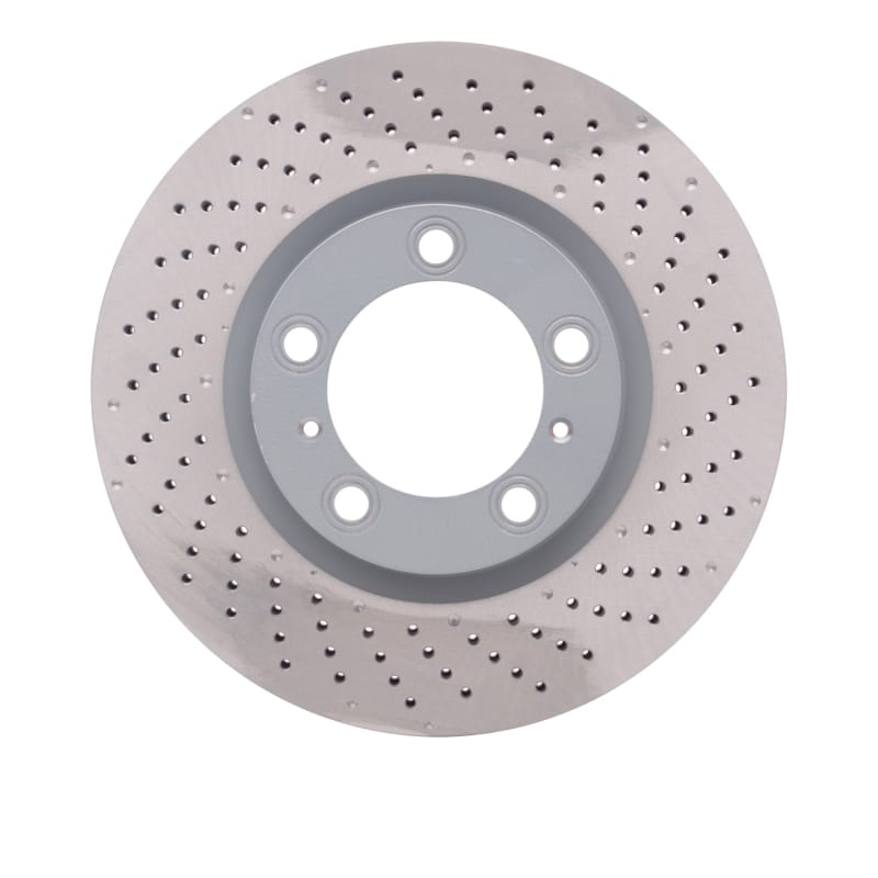 DFC — DFC 09-23 Porsche 718 Cayman Right Front Drilled Hi-Carbon Alloy Geomet Coated Rotor
DFC Brake Rotor