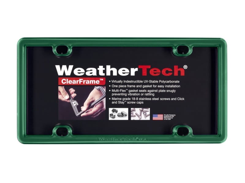 WeatherTech — WeatherTech ClearFrame - Green
LicensePlateFrame