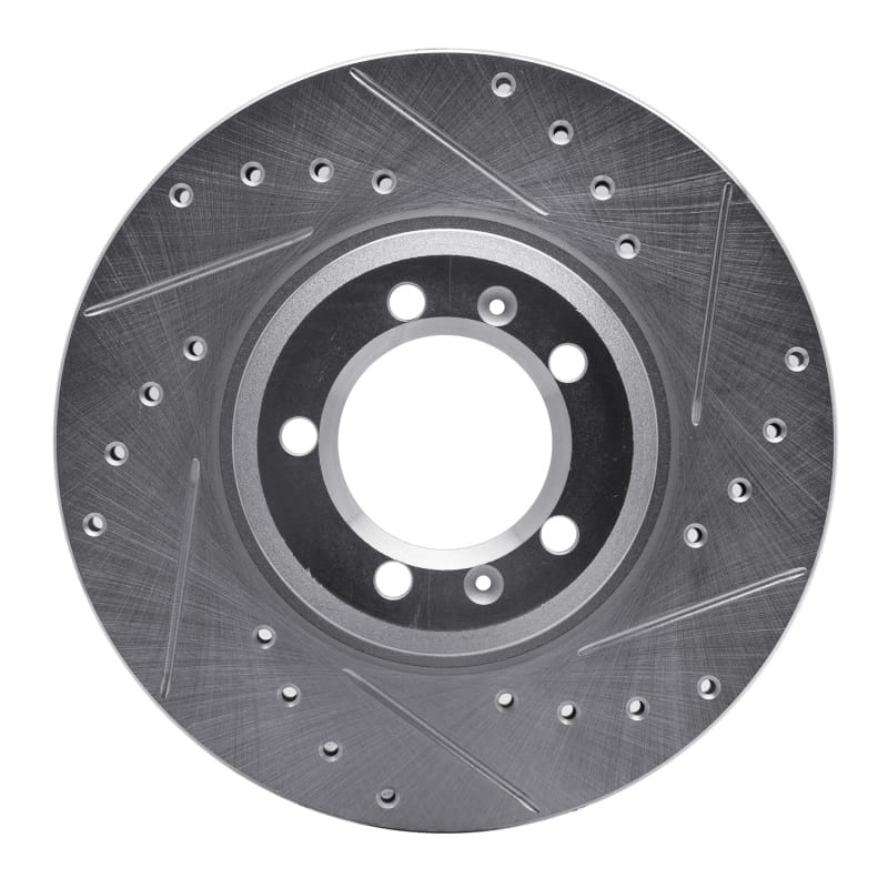 R1 Concepts — R1 81-89 Alfa Romeo GTV-6 Front Right Drilled & Slotted Silver Brake Rotor
R1 Brake Rotor Drill