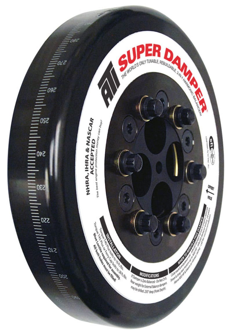ATI — ATI Damper - 8.074in - Steel - Cummins - 4BT -6BT - Competition Only - 3 Ring Hvy - Diesel