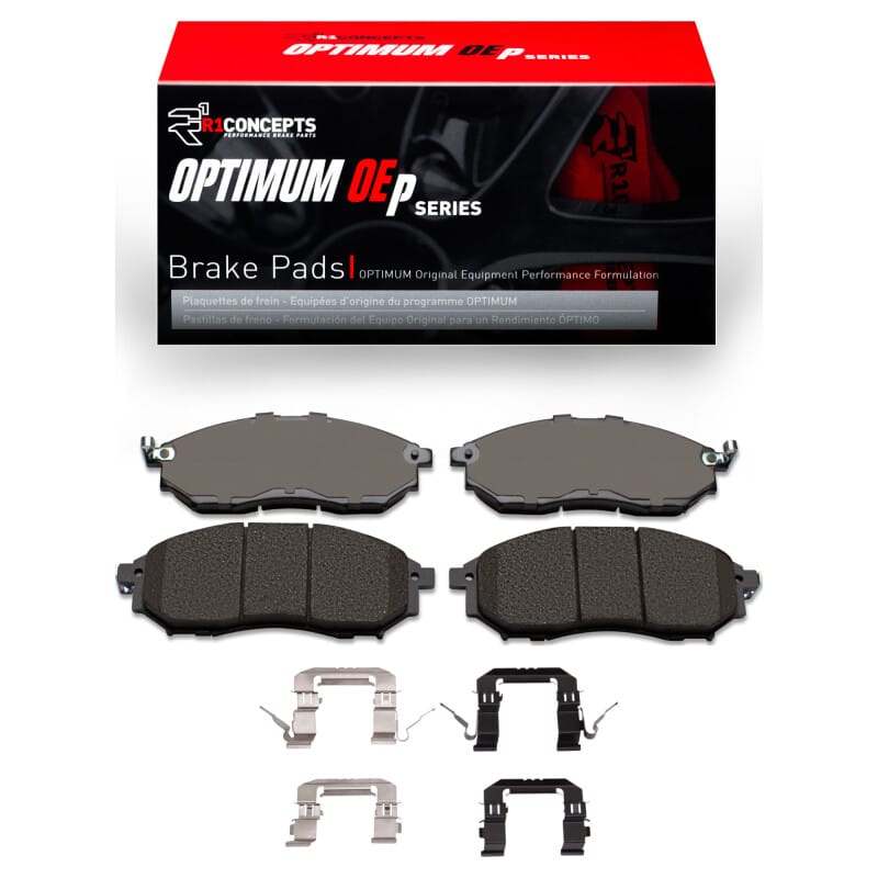 R1 Concepts — R1 14-14 Infiniti QX70 Front Optimum OE Pads & Hardware Kit
R1 Optimum Oe Pads a
