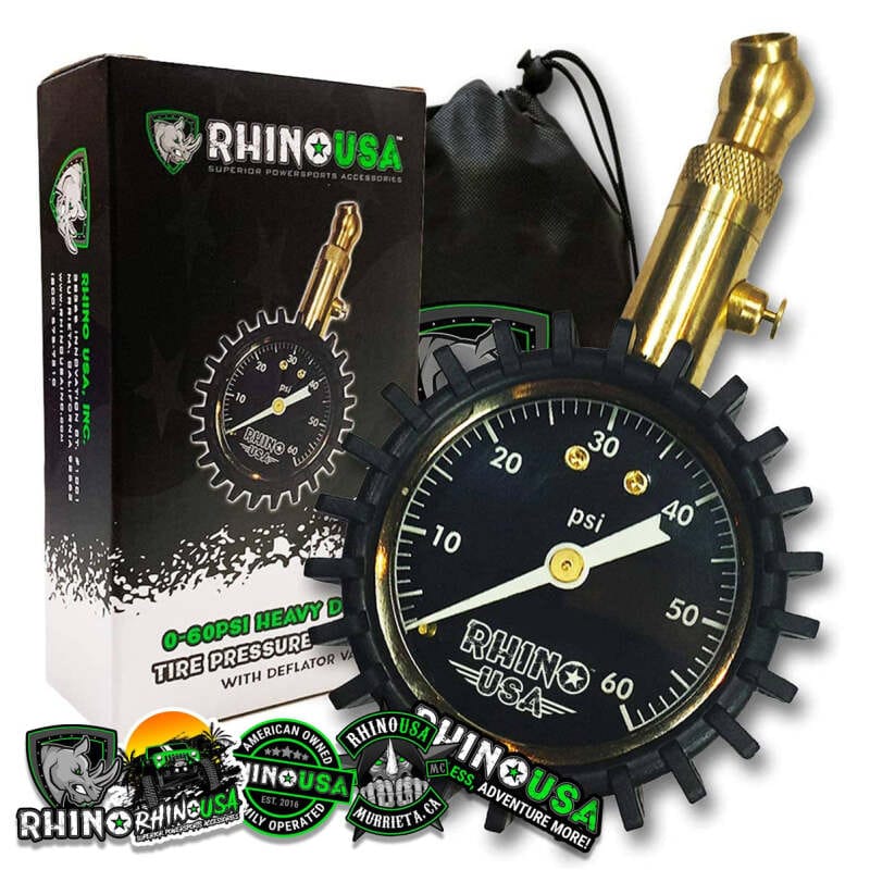 Rhino USA — Rhino USA Heavy Duty 60 Psi Tire Pressure Gauge
Tire Gauge
