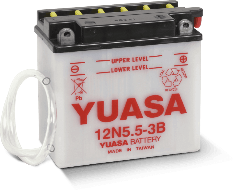 Yuasa Battery — Yuasa 12N5.5-3B Conventional 12-Volt Battery
