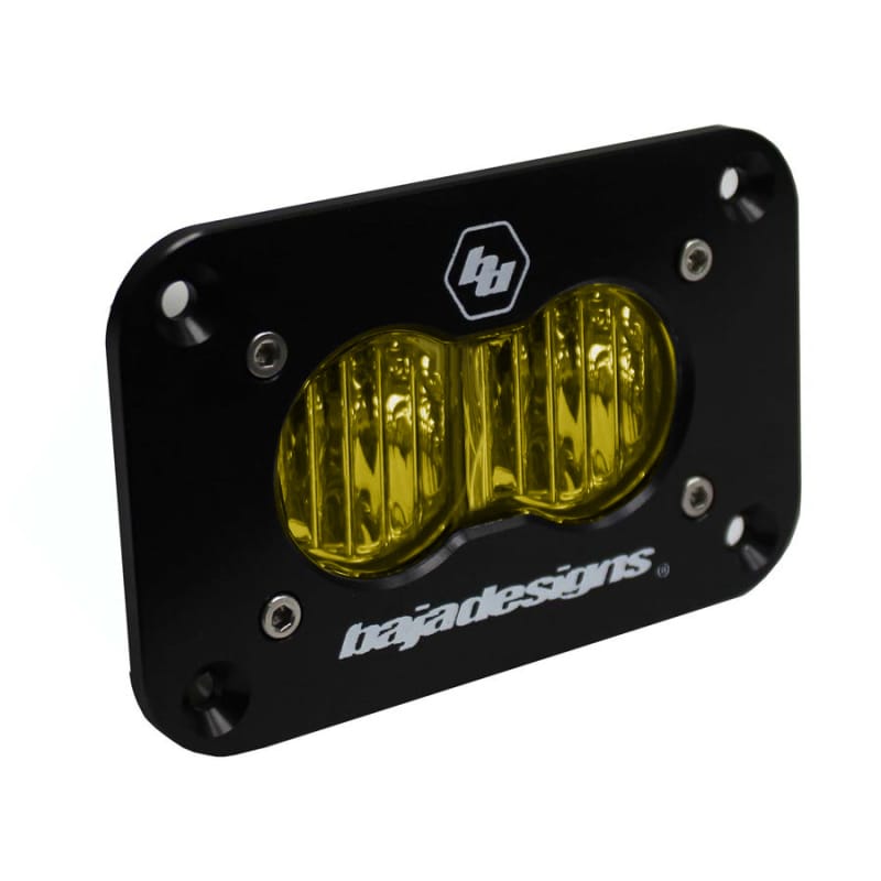 Baja Designs — Baja Designs S2 Wide Cornering Sport Flush Mount LED - Amber