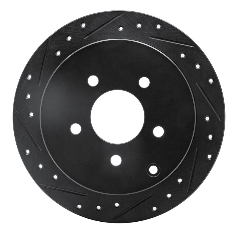 R1 Concepts — R1 01-07 Buick Rendezvous Rear Left Drilled & Slotted Black Brake Rotor
R1 Brake Rotor Drill