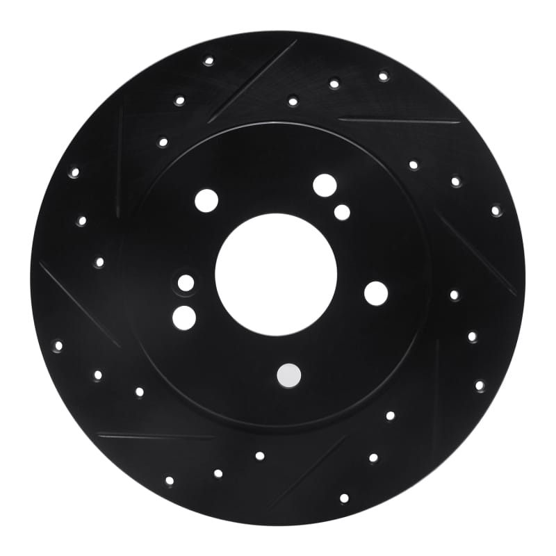 R1 Concepts — R1 96-98 Mercedes-Benz SL320 Rear Left Drilled & Slotted Black Brake Rotor
R1 Brake Rotor Drill