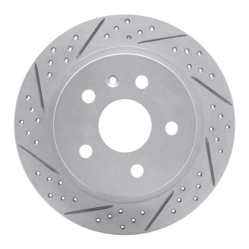 R1 Concepts — R1 11-16 Buick Lacrosse Rear Left Drilled & Slotted Geo-Carbon Rotor