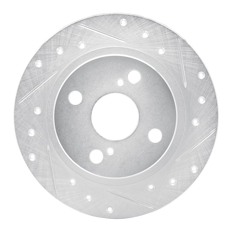 R1 Concepts — R1 87-92 Chevrolet Nova Rear Right Drilled & Slotted Silver Brake Rotor
R1 Brake Rotor Drill