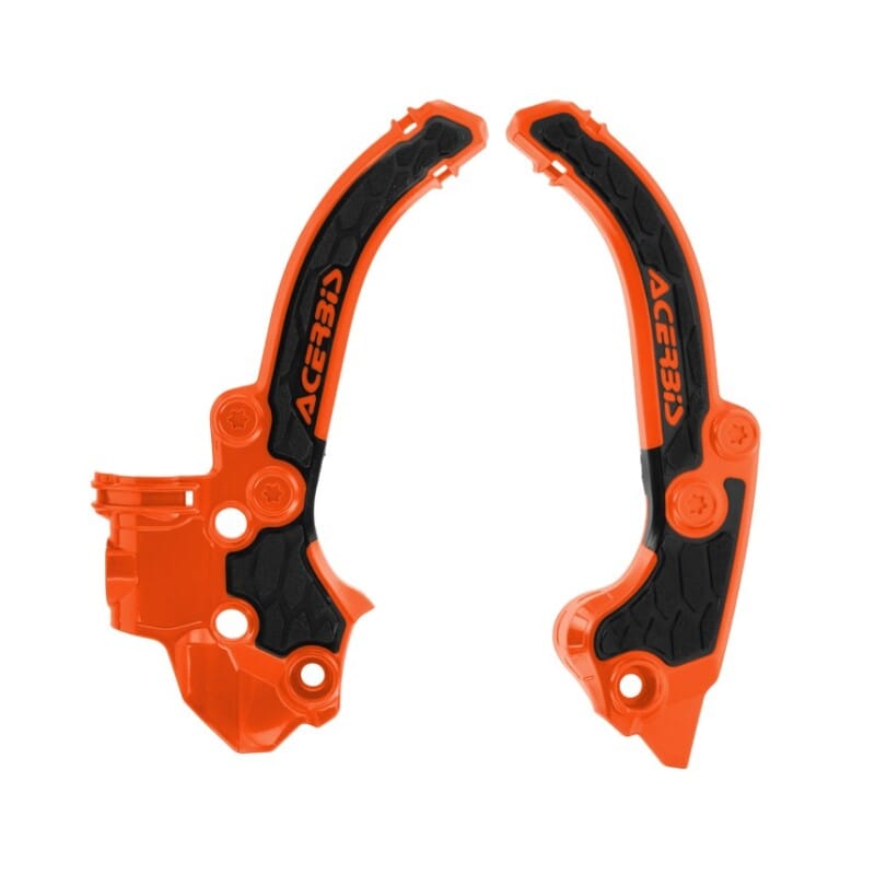 Acerbis — Acerbis 24+ KTM SX50 X-Grip Frame Guard - Orange/Black