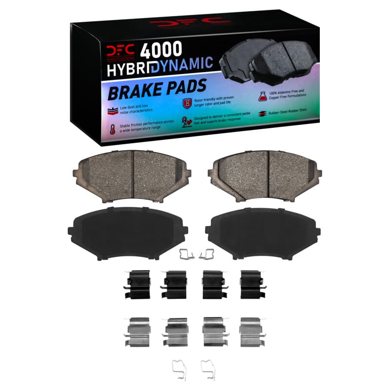 DFC — DFC 04-11 Mazda RX-8 Front 4000 HybriDynamic Brake Pads and Hardware Kit
DFC Brake Pad Set