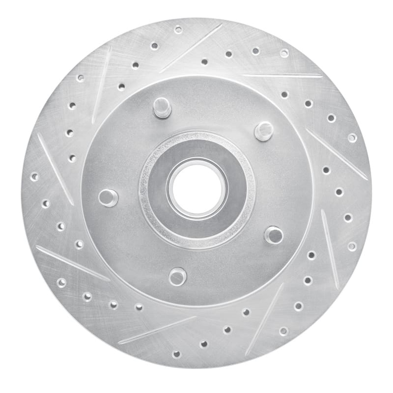R1 Concepts — R1 85-97 Dodge B200 / B200 Van / B250 Front Left Drilled & Slotted Silver Brake Rotor
R1 Brake Rotor Drill