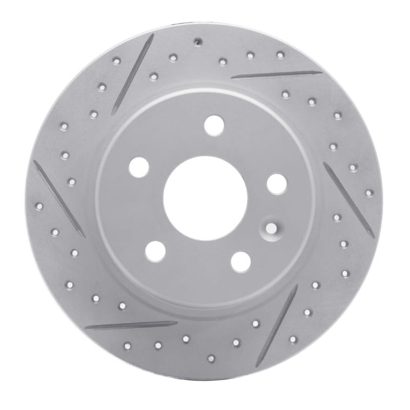 R1 Concepts — R1 16-23 Chevrolet Bolt Ev Rear Left Drilled & Slotted Geo-Carbon Rotor