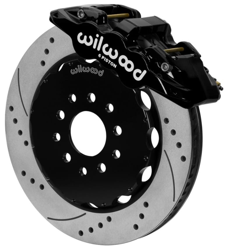 Wilwood — Wilwood AERO6 Front Big Brake Kit 14.00in Drilled Black Rotor - 97-13 Chevrolet Corvette C5/C6/Z06
BRAKE KIT