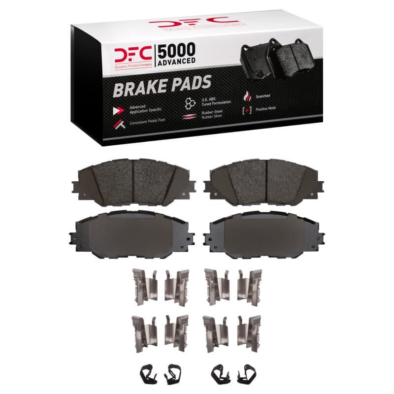 DFC — DFC 06-20 Pontiac Vibe Front 5000 Advanced Ceramic Brake Pads and Hardware Kit
DFC Brake Pad Set