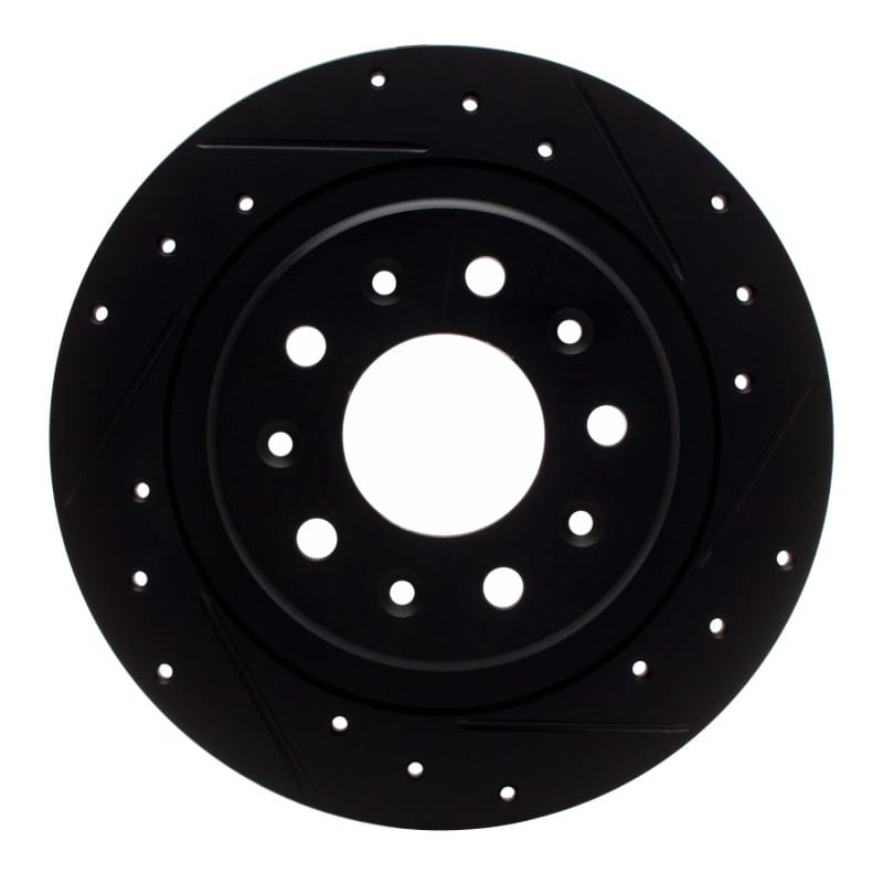 R1 Concepts — R1 2016-2025 Buick LaCrosse Rear Right Drilled & Slotted Black Brake Rotor
R1 Brake Rotor Drill
