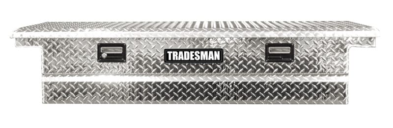 Tradesman — Tradesman Aluminum Single Lid Cross Bed Truck Tool Box (70in.) - Brite