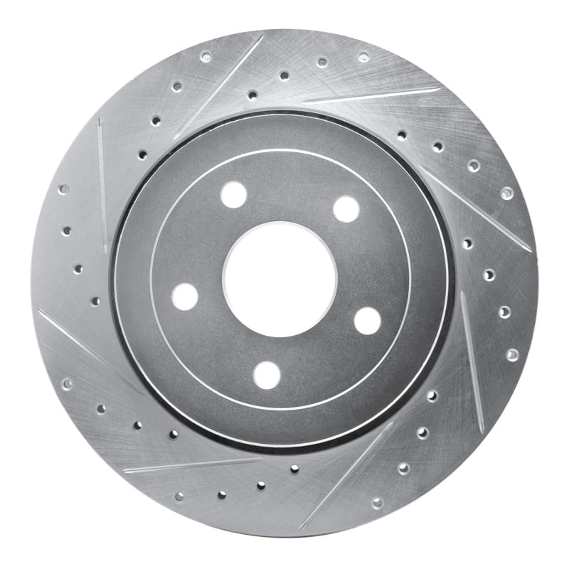 R1 Concepts — R1 06-10 Jeep Grand Cherokee Rear Left Drilled & Slotted Silver Brake Rotor
R1 Brake Rotor Drill