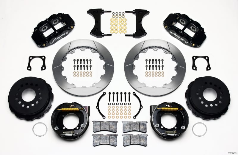Wilwood — Wilwood Narrow Superlite 4R Rear P-Brk Kit 12.88in Chevy 12 Bolt-Spec 3.15in Bearing
BRAKE KIT
