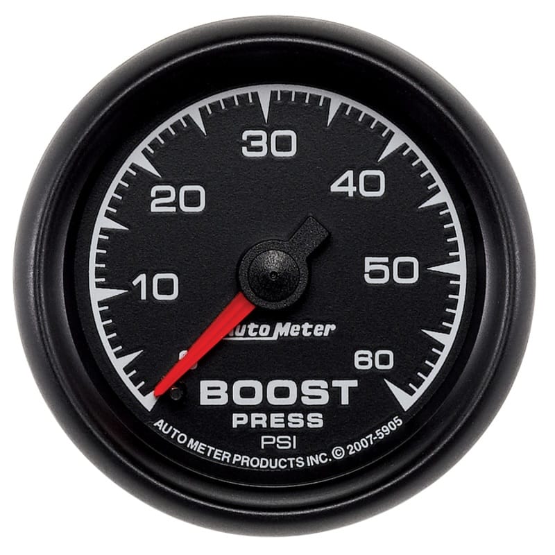 AutoMeter — Autometer ES 52mm 0-60 PSI Mechanical Boost Gauge
GA 2" BST 60PSI M ES