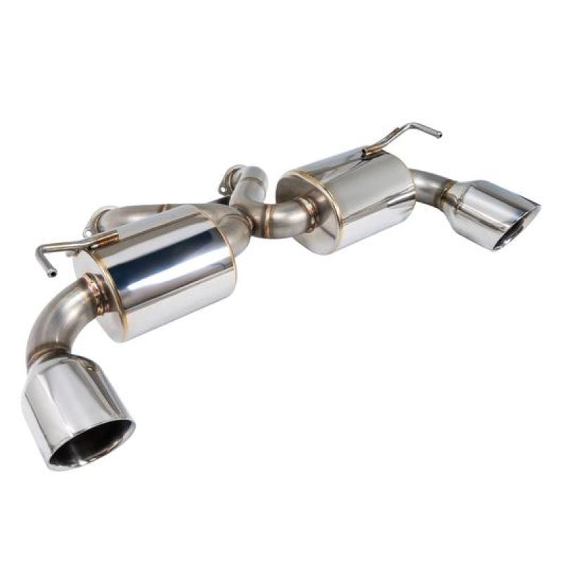 Remark — Remark Nissan 370Z (Z34) V2 Axle Back Exhaust w/Stainless Steel Double Wall Tip