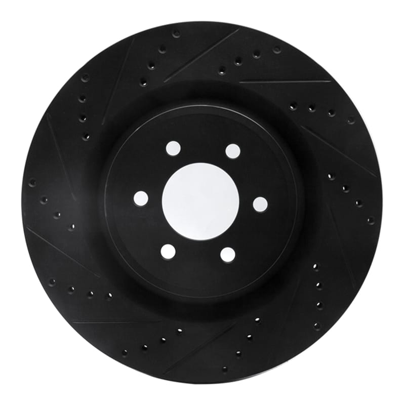 R1 Concepts — R1 2003-2017 Dodge Viper Front Left Drilled & Slotted Black Brake Rotor
R1 Brake Rotor Drill