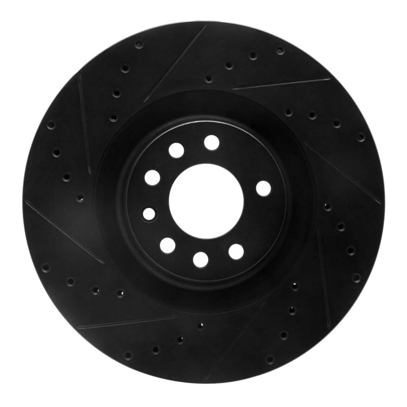 R1 Concepts — R1 08-11 Saab 9-3 Front Left Drilled & Slotted Black Brake Rotor
R1 Brake Rotor Drill