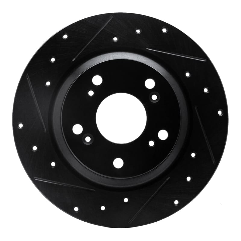 R1 Concepts — R1 00-09 Honda S2000 Rear Left Drilled & Slotted Black Brake Rotor
R1 Brake Rotor Drill
