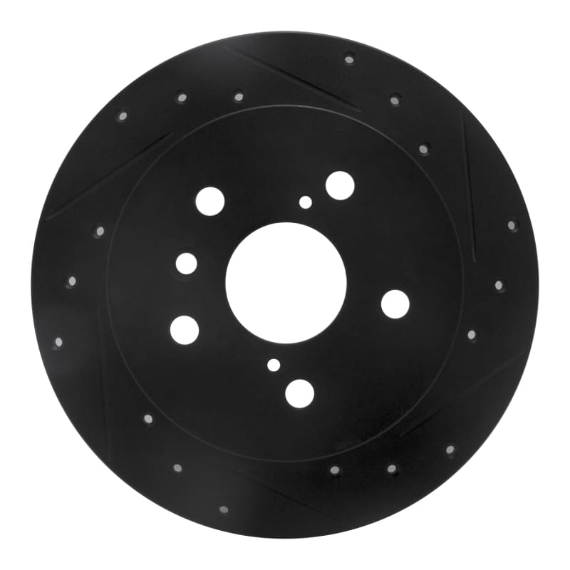 R1 Concepts — R1 18-24 Toyota Camry Rear Right Drilled & Slotted Black Brake Rotor
R1 Brake Rotor Drill