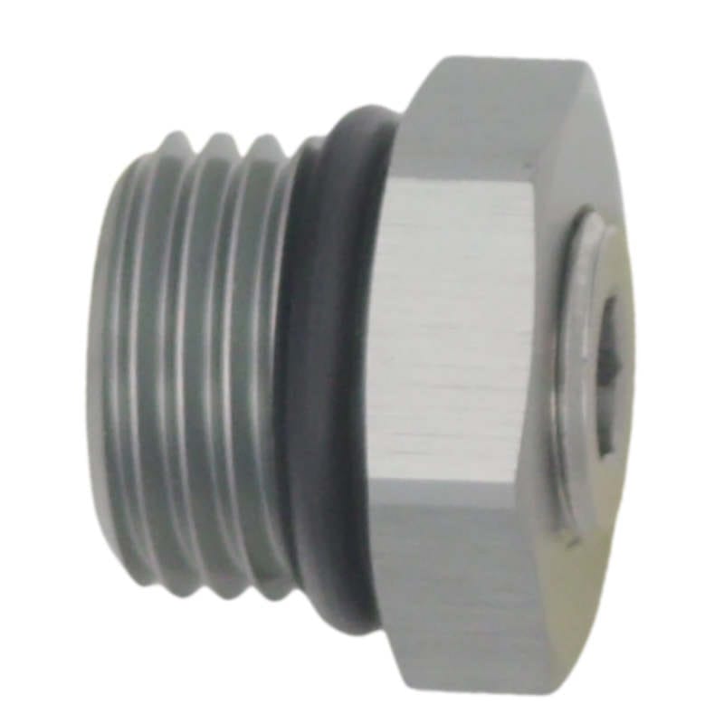 DeatschWerks — DeatschWerks 6AN ORB Male Plug Fitting with 1/8in NPT Gauge Port - Anodized DW Titanium
Lines & Fittings