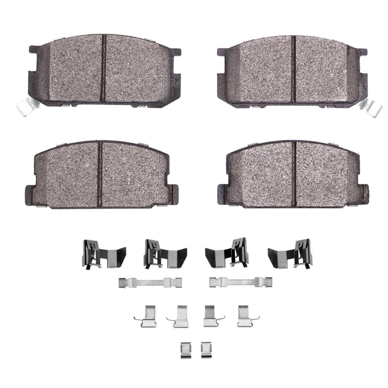 DFC — DFC 84-87 Toyota Corolla (US/Canada) Front 5000 Advanced Semi Metallic Brake Pads and Hardware Kit
DFC Brake Pad Set
