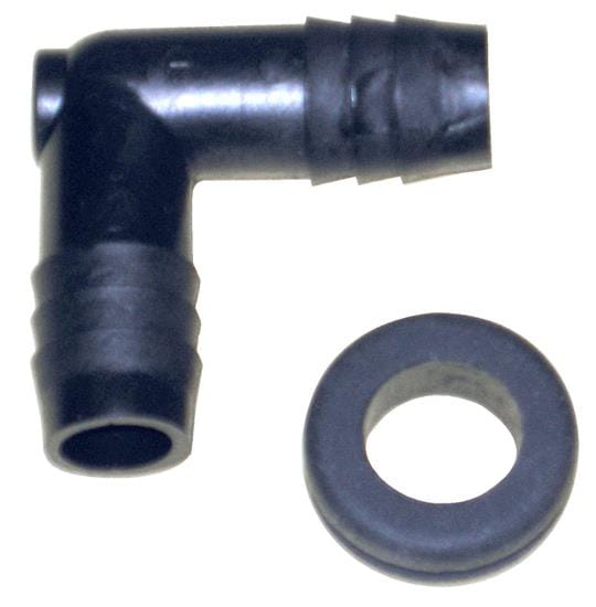 K&N Engineering — K&N Vent Kit 90 Deg 1/2in flg W/Grmt