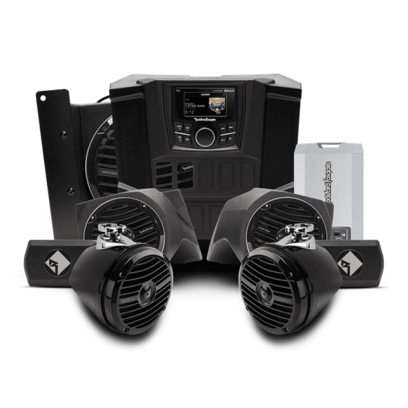 Rockford Fosgate UTV — Rockford Fosgate 15-17 Polaris Ranger Crew 400 Watt Stereo Kit