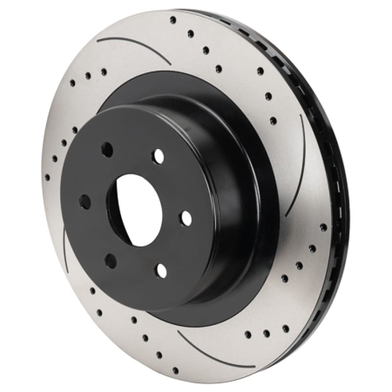 Wilwood — Wilwood 6x5.5 SRP Drilled Performance Rear Rotor & Hat L/H - Black