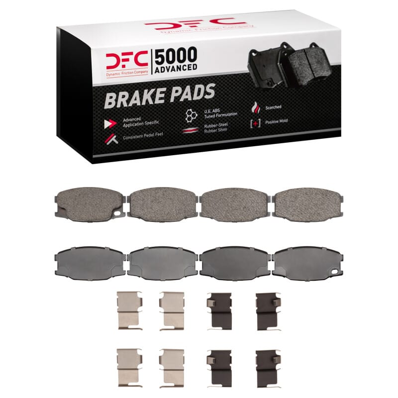 DFC — DFC 95-04 Mitsubishi Fuso FE Rear/Front 5000 Advanced Semi Metallic Brake Pads and Hardware Kit
DFC Brake Pad Set