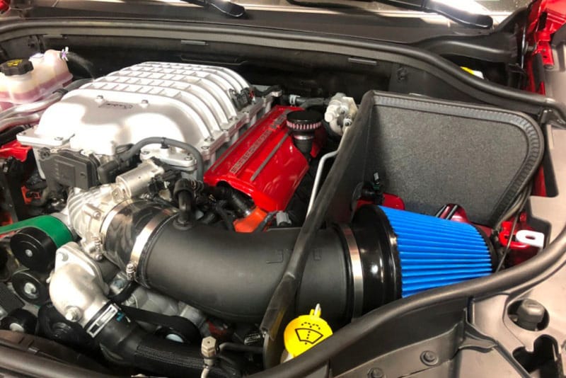 JLT — JLT 18-20 Jeep Grand Cherokee Trackhawk 6.2L Blk Textured CAI Kit w/Red Filter (2018 CARB Exempt)
CAI-TH-18