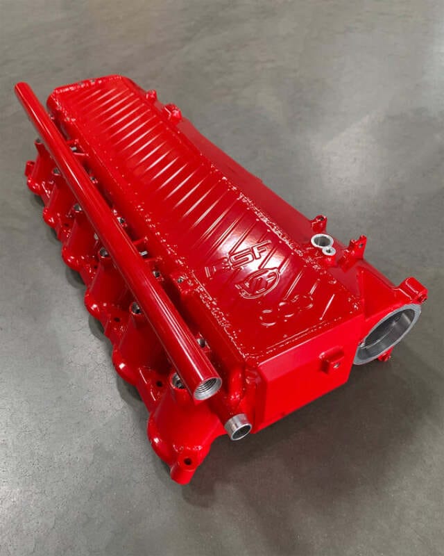 CSF — CSF Toyota A90/A91 Supra/ BMW G-Series B58 Charge-Air Cooler Manifold - Fire Engine Red