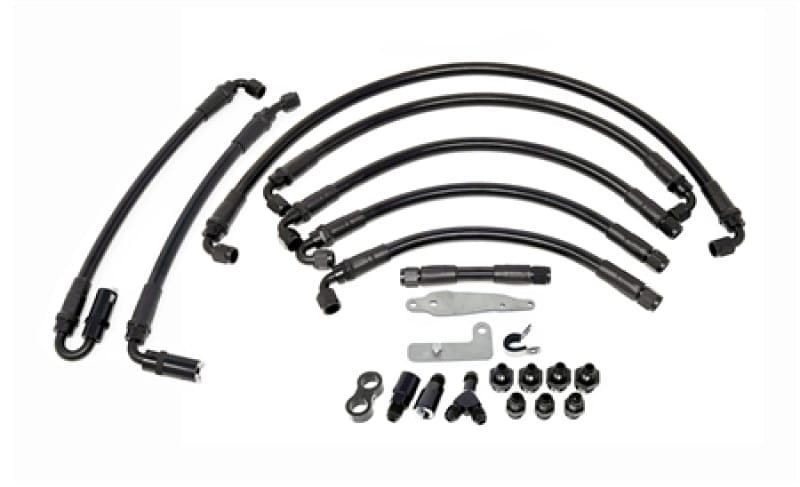 Torque Solution — Torque Solution PTFE Fuel Line Kit w/ Flex Fuel - Subaru WRX STI 08-21 / WRX 08-14