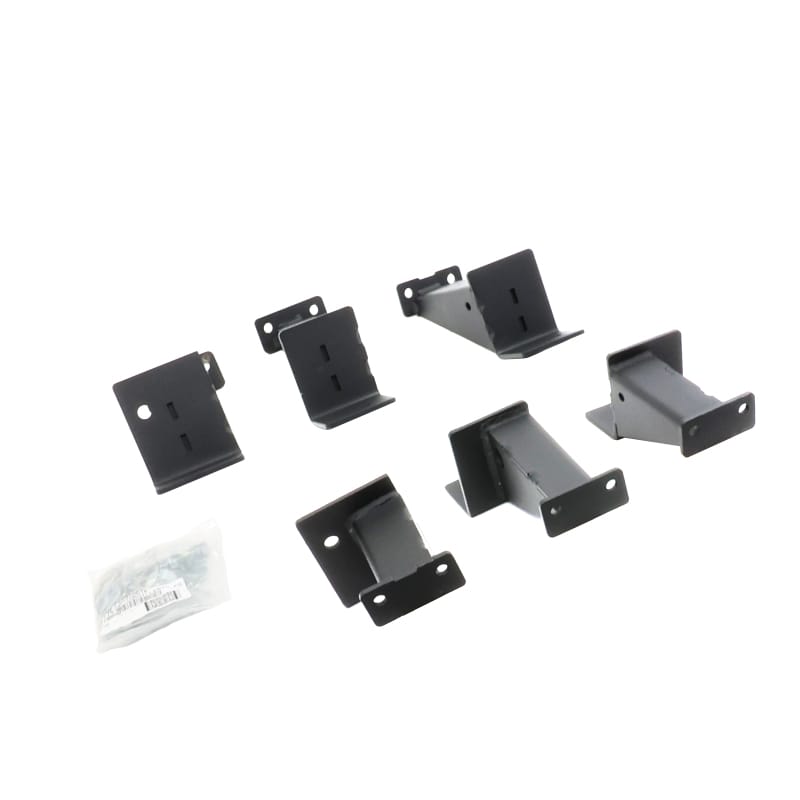 Go Rhino — Go Rhino 07-18 Jeep Wrangler JKU 4dr Brackets for Dominator Xtreme Frame Slider - Tex. Blk
Dominator Brackets