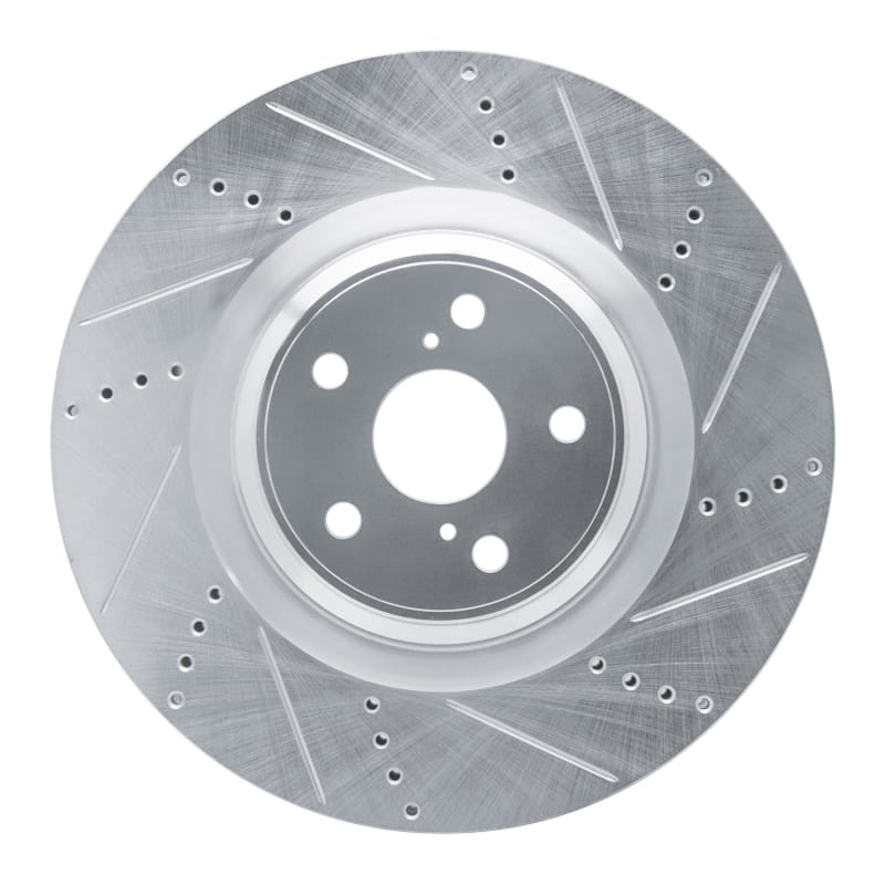 R1 Concepts — R1 10-17 Lexus LS460 Right Front Drilled & Slotted Silver Brake Rotor
R1 Brake Rotor Drill
