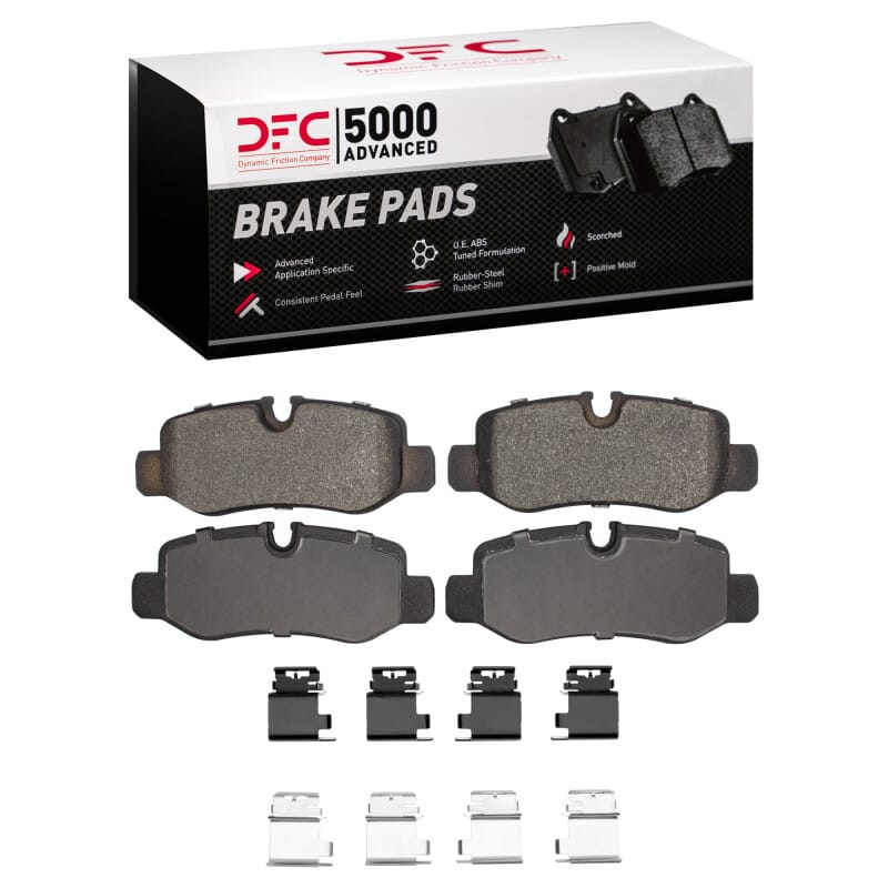 DFC — DFC 16-23 Mercedes-Benz Viano (Mexico) Rear 5000 Advanced Low Metallic Brake Pads and Hardware Kit
DFC Brake Pad Set