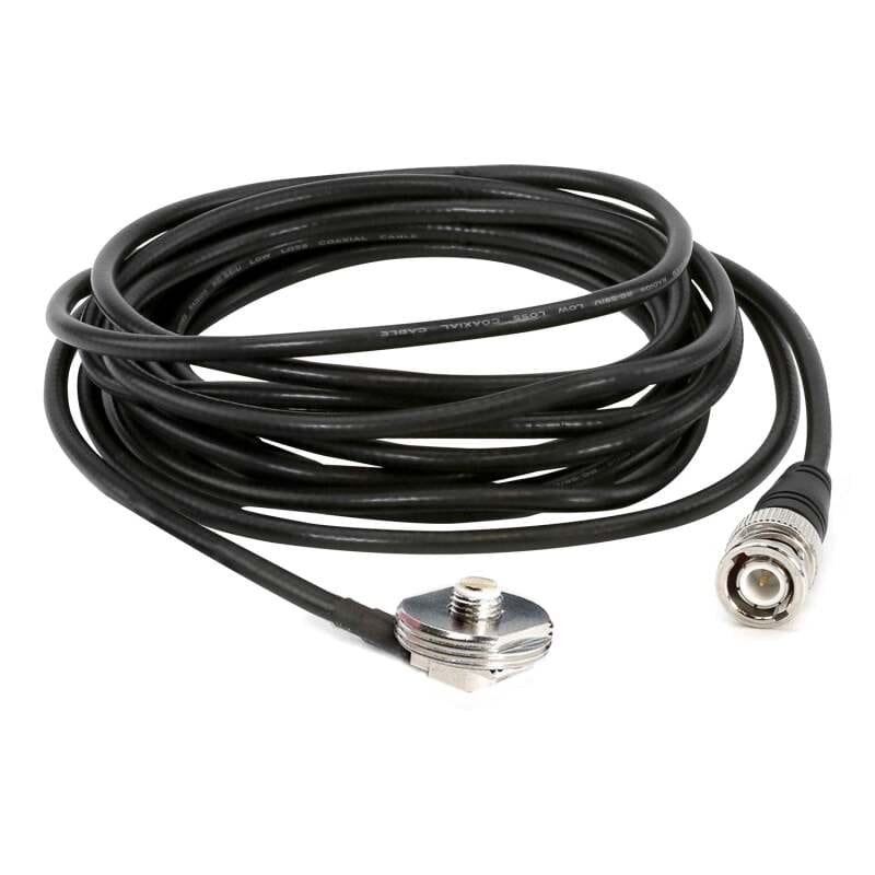 Rugged Radios — Rugged Radios 15 Ft Antenna Coax Cable with BNC Connector and 3/8 NMO Mount