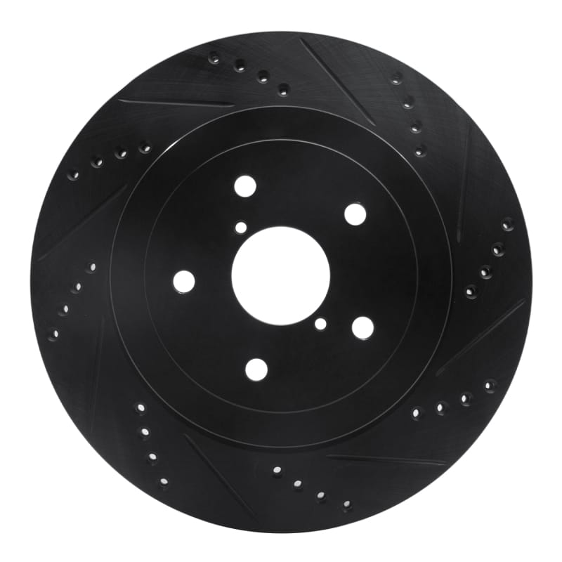 R1 Concepts — R1 05-07 Subaru Impreza Rear Right Drilled & Slotted Black Brake Rotor
R1 Brake Rotor Drill