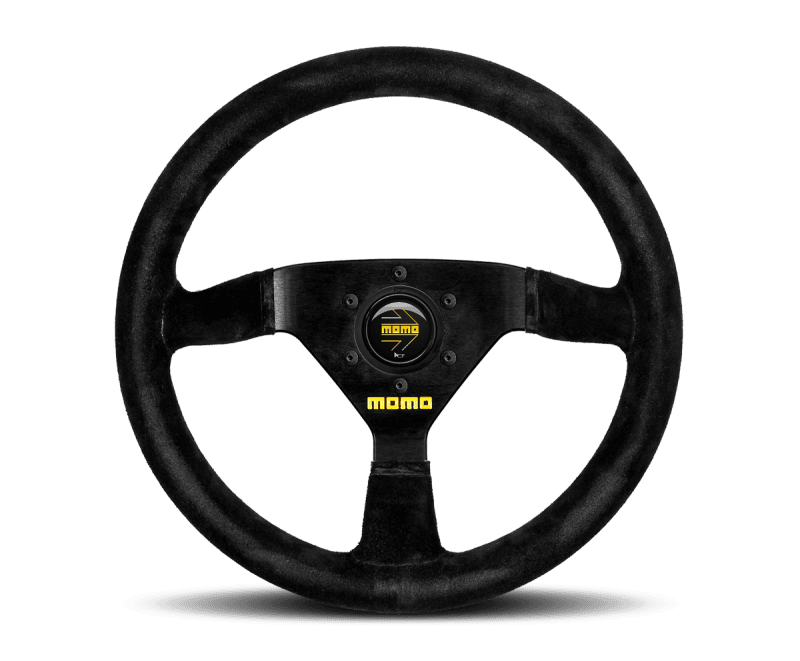 MOMO — Momo MOD69 Steering Wheel 350 mm - Black Suede/Black Spokes
