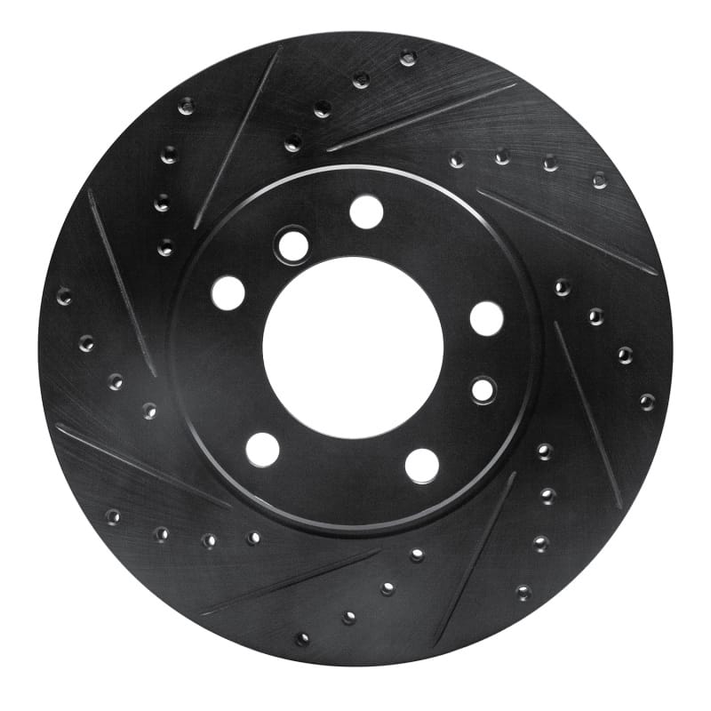 R1 Concepts — R1 89-95 BMW 530I Front Left Drilled & Slotted Black Brake Rotor
R1 Brake Rotor Drill