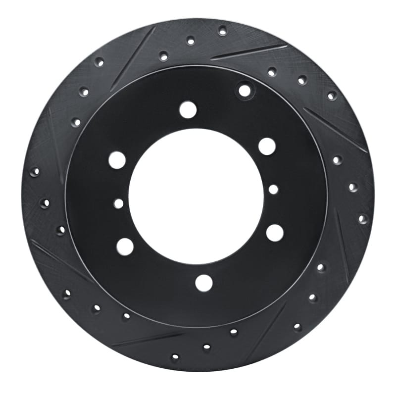 R1 Concepts — R1 90-04 Mitsubishi Montero Rear Left Drilled & Slotted Black Brake Rotor
R1 Brake Rotor Drill