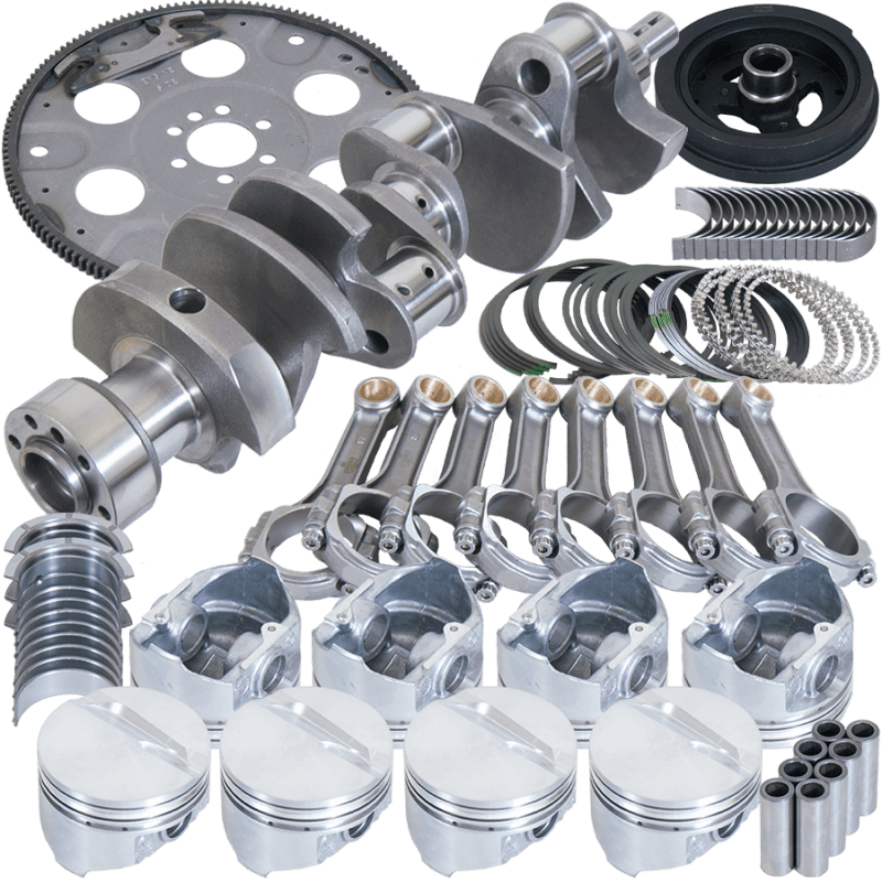 Eagle — Eagle Chevrolet 350 Balanced 1Pc Rear Seal Rotating Assembly Kit .040 Bore Dome 153 Tooth Flex Plate
Bal Str & Strip Assy