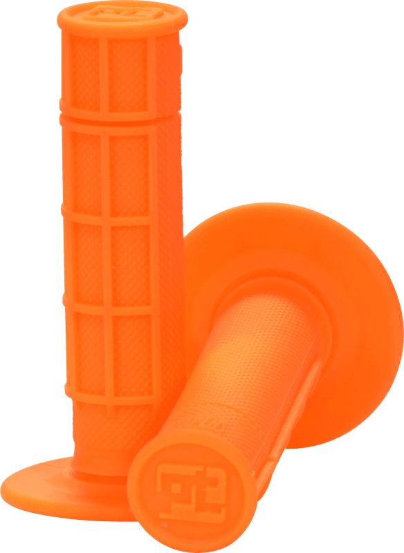 ProTaper — Handlebar Grip - Half Waffle Neon Orange