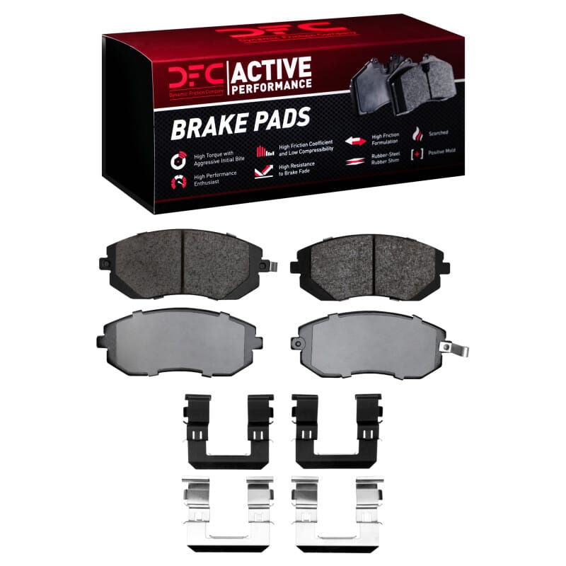 DFC — DFC 02-12 Saab 9-2X Front Active Performance Pads and Hardware Kit
DFC Brake Pad Set