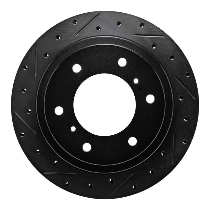 R1 Concepts — R1 00-06 Mitsubishi Montero Rear Left Drilled & Slotted Black Brake Rotor
R1 Brake Rotor Drill