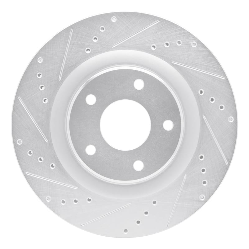 R1 Concepts — R1 05-13 Cadillac XLR Front Left Drilled & Slotted Silver Brake Rotor
R1 Brake Rotor Drill